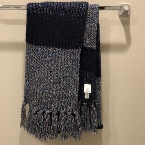 NWOT J.Crew Navy Scarf